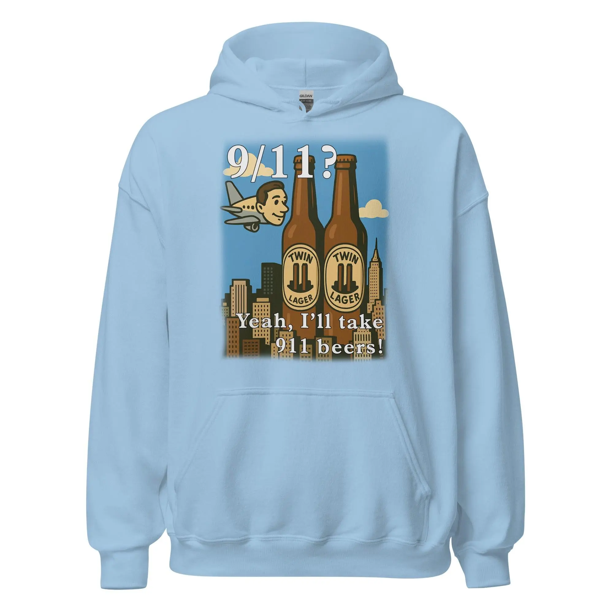 9/11 Yeah I'll Take 911 Beers! Hoodie - Image 5