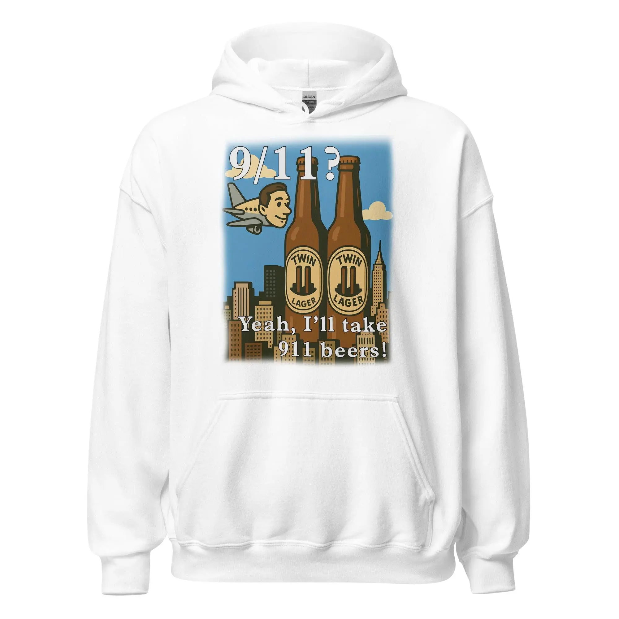 9/11 Yeah I'll Take 911 Beers! Hoodie - Image 7