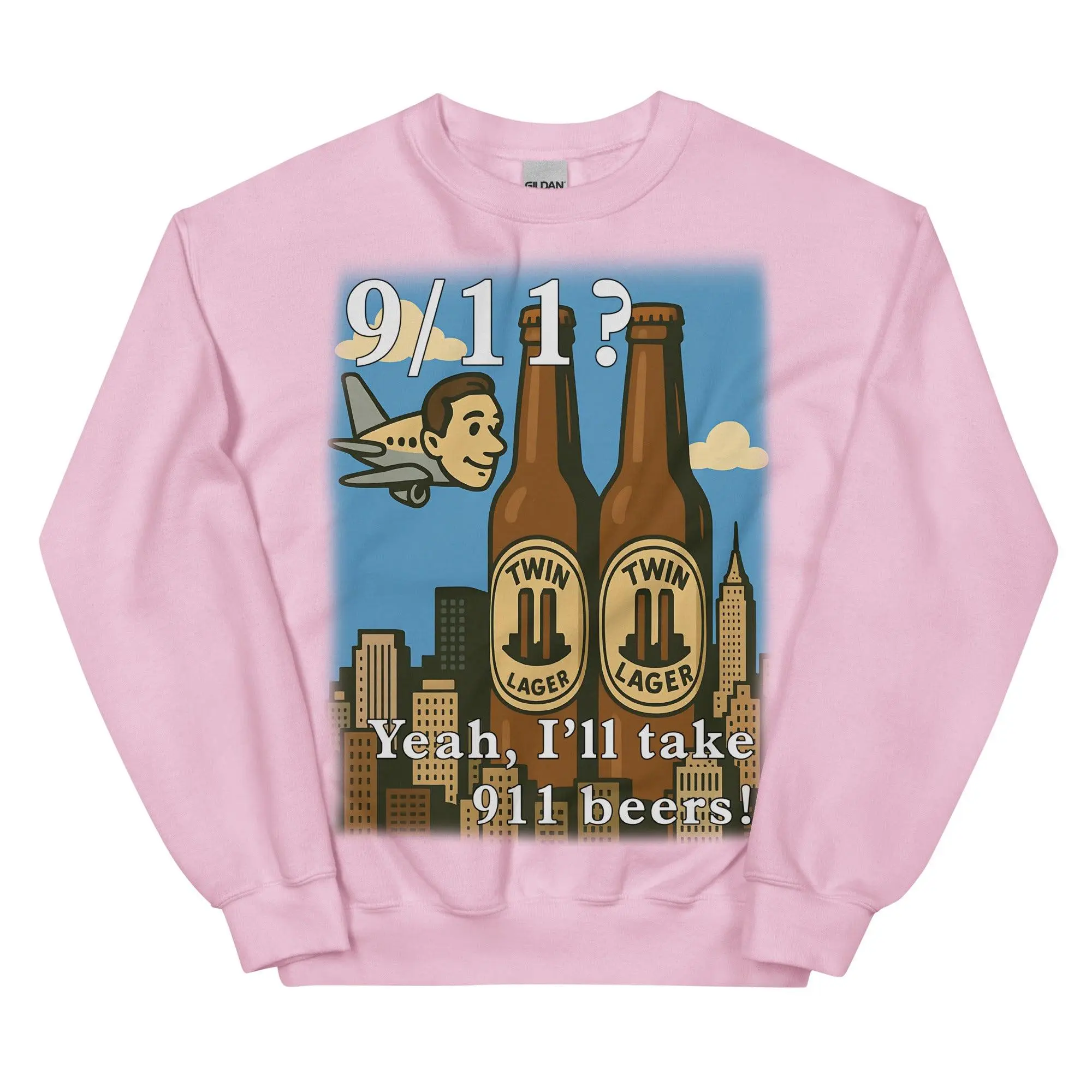 9/11 Yeah I'll Take 911 Beers! sweatshirt - Image 8