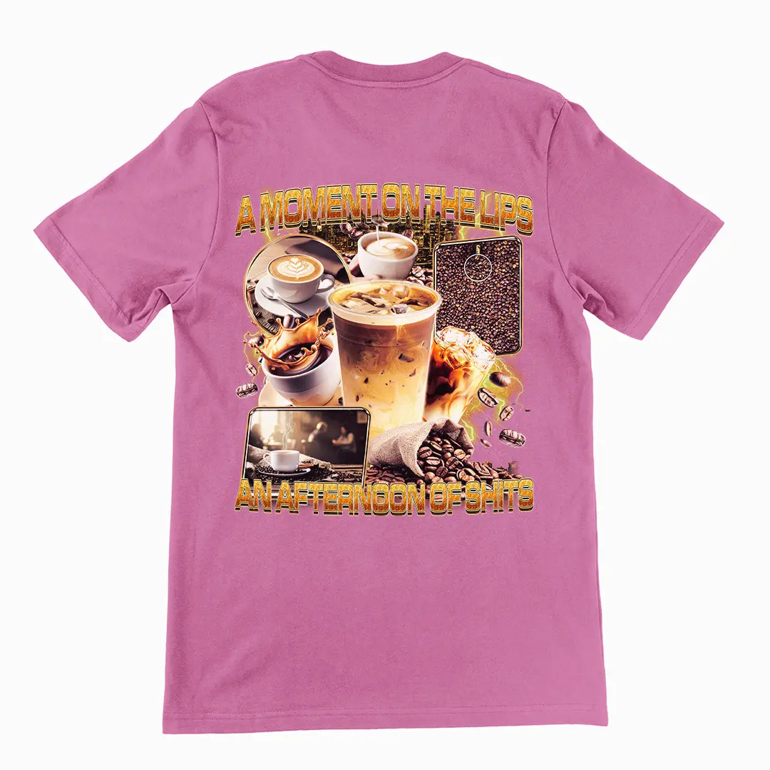 A moment on the lips an afternoon of sh T-Shirt (backprint) - Image 2