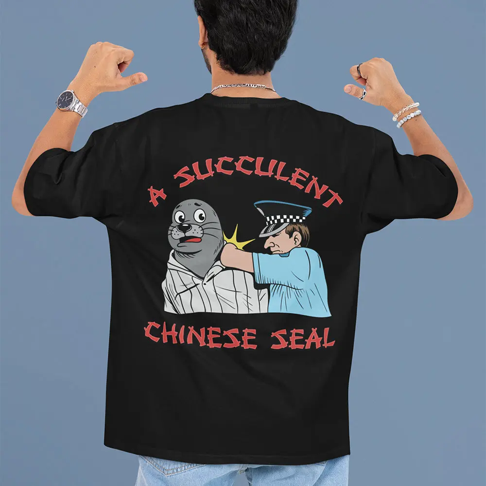A succulent Chinese Seal T-Shirt (backprint) - Image 7