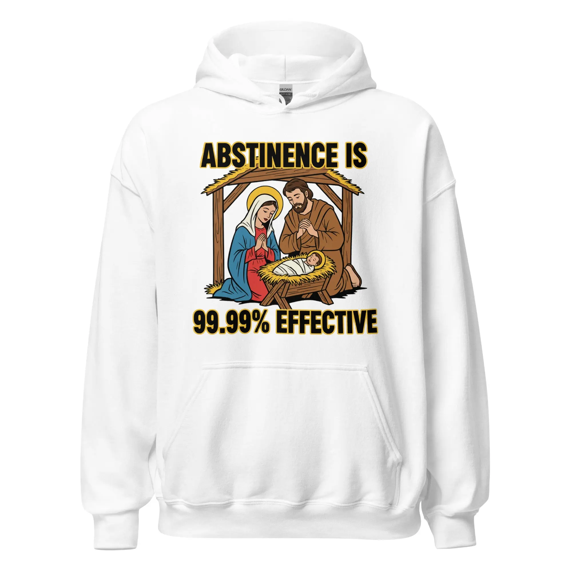 Abstinence is 99.99% effective Hoodie - Image 7