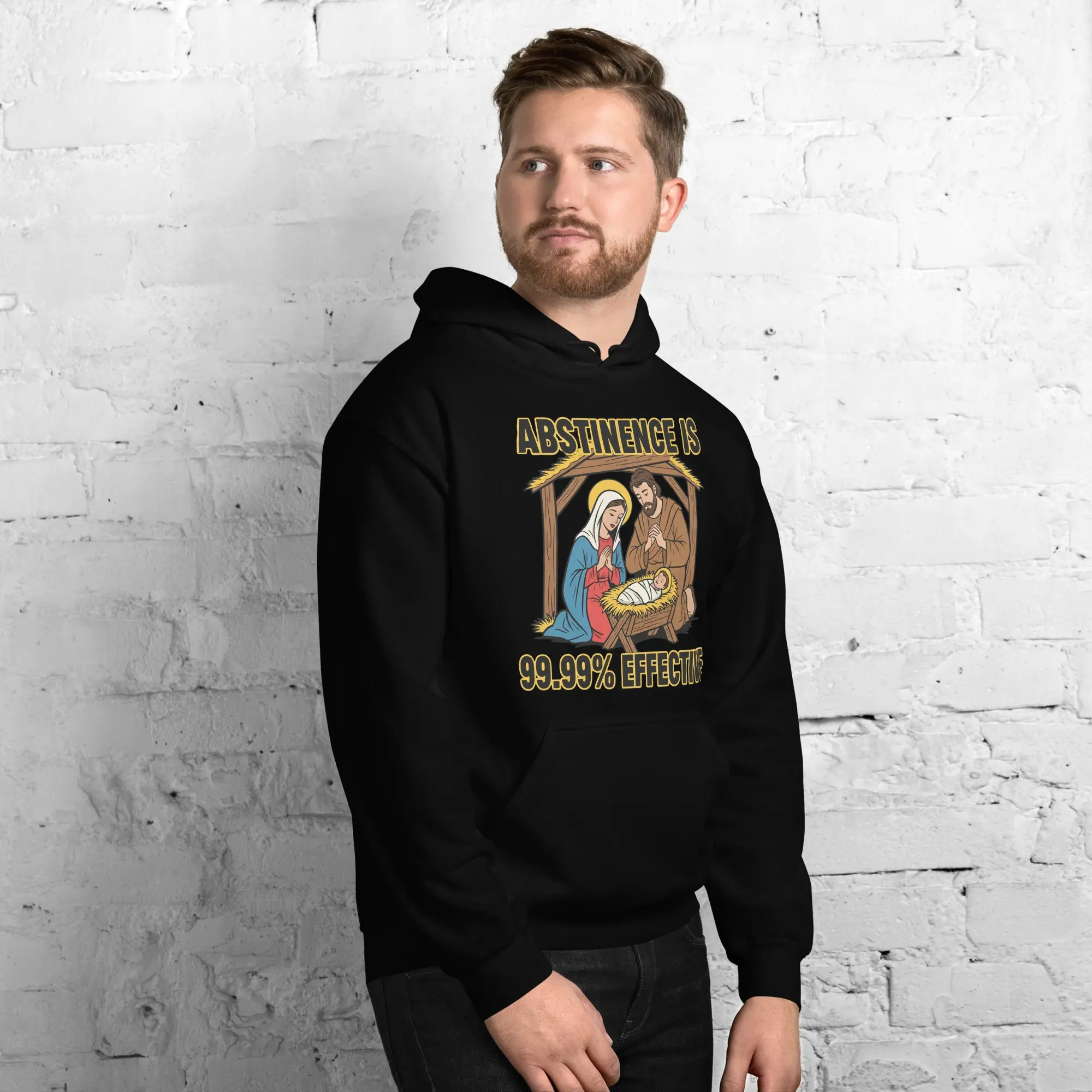 Abstinence is 99.99% effective Hoodie - Image 8