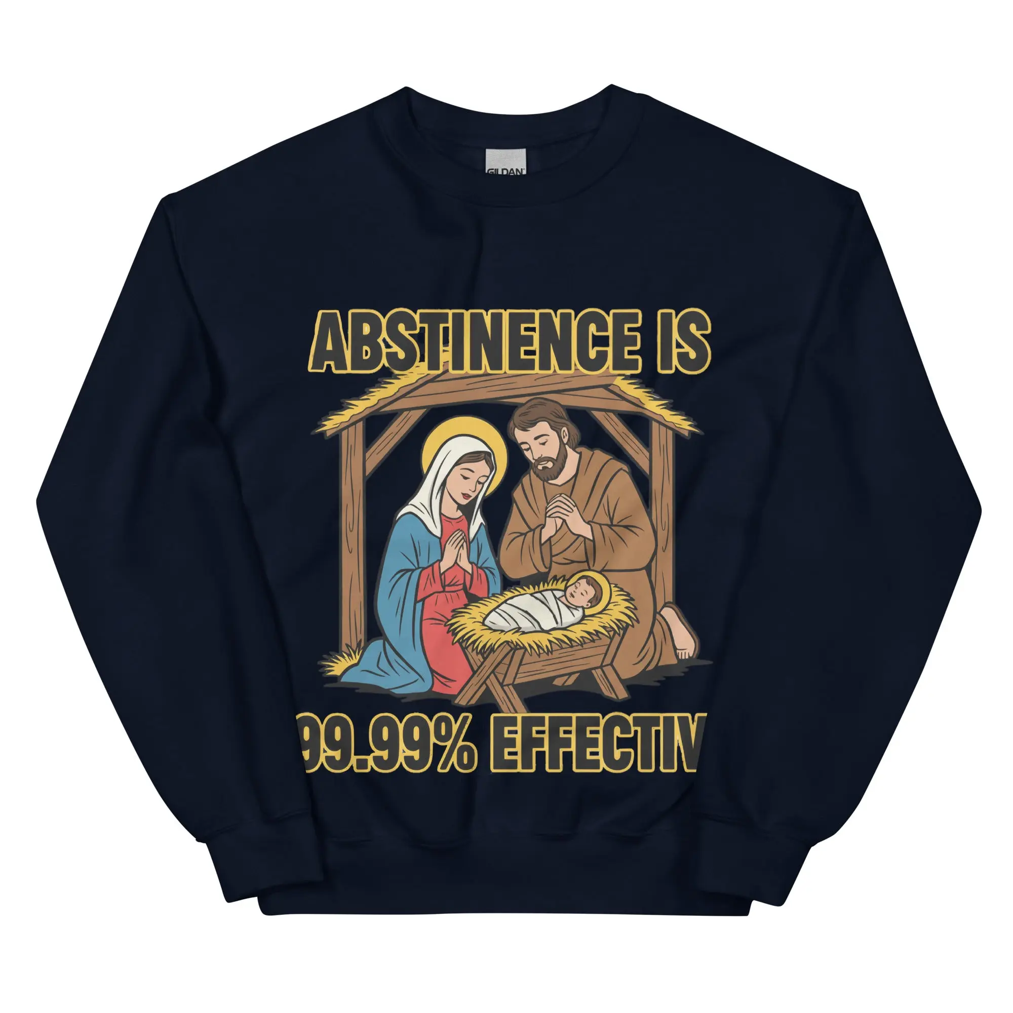 Abstinence is 99.99% effective sweatshirt - Image 2