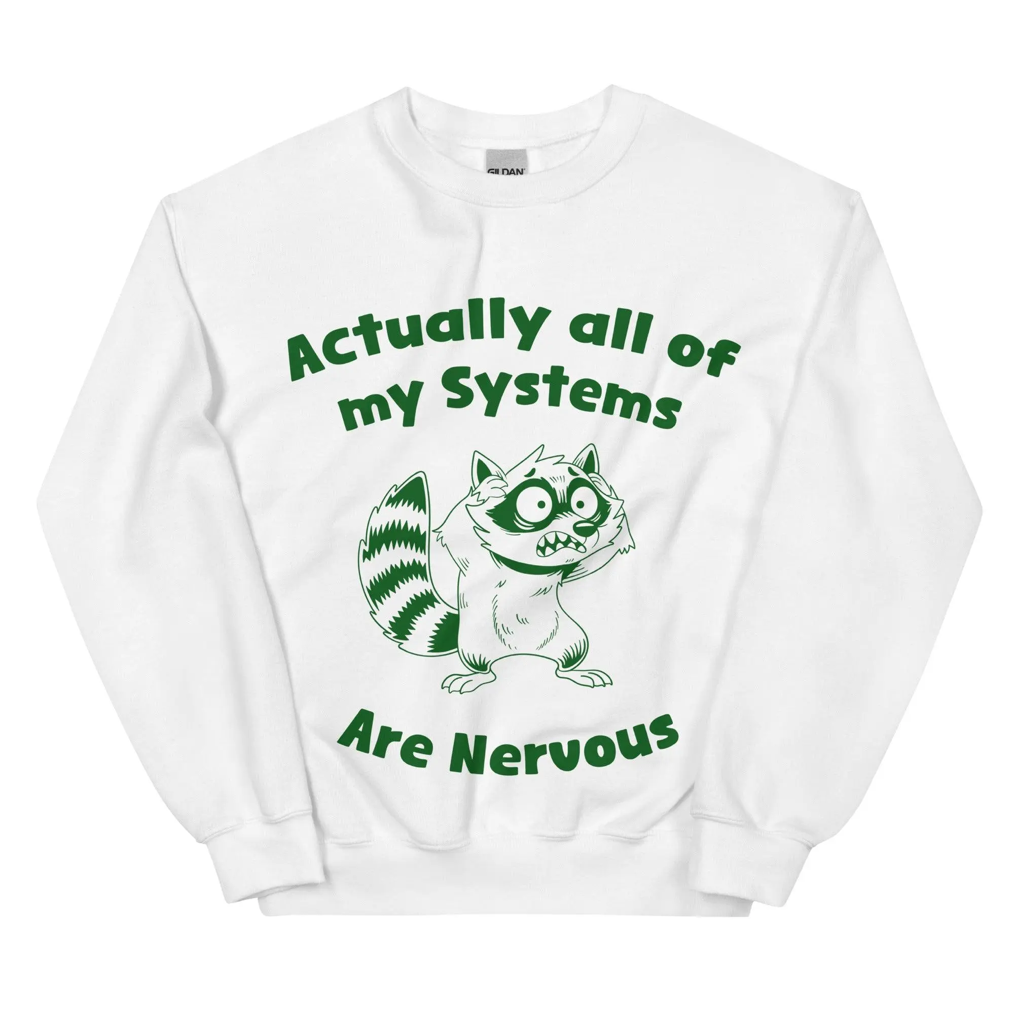 Actually all of my systems are nervous sweatshirt - Image 9