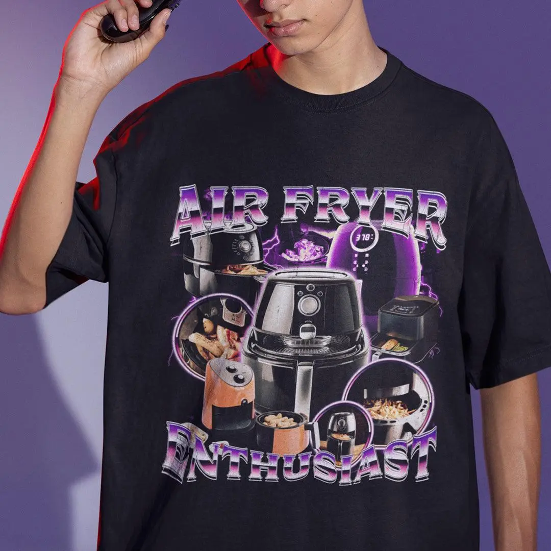 Air Fryer Enthusiast T-Shirt - Image 7