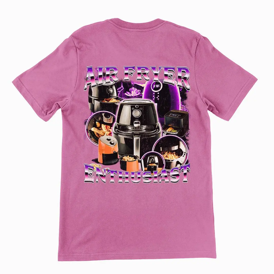 Air Fryer Enthusiast t-shirt (backprint) - Image 2