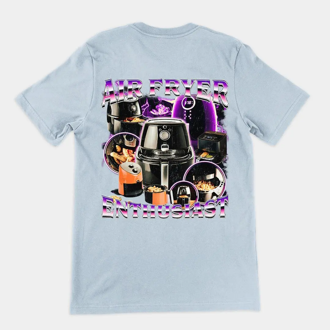 Air Fryer Enthusiast t-shirt (backprint) - Image 4