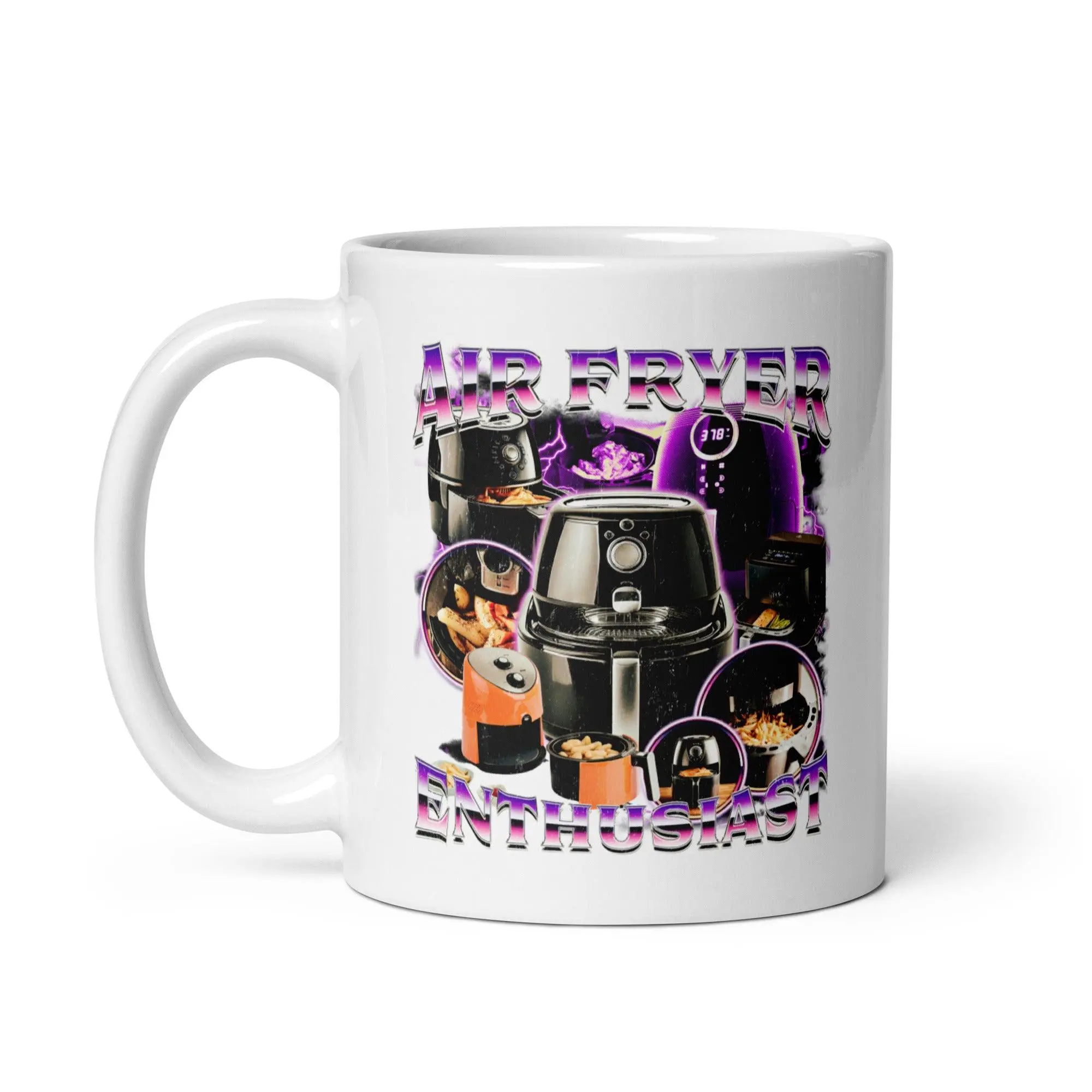 Air Fryer Enthusiast White glossy mug - Image 2