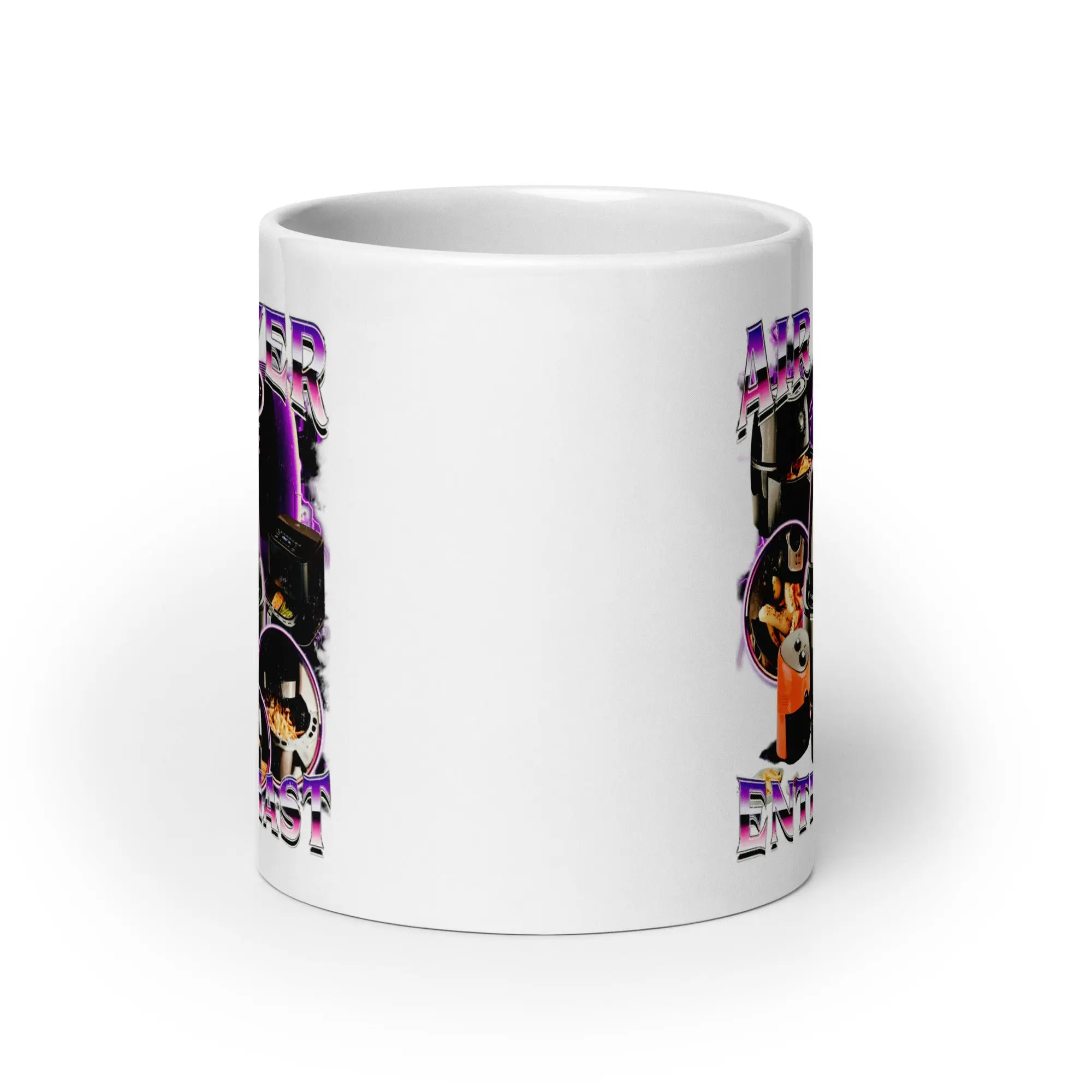 Air Fryer Enthusiast White glossy mug - Image 8