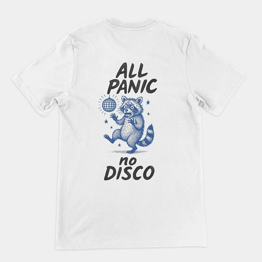 All Panic No Disco T-Shirt (backprint) - Image 6