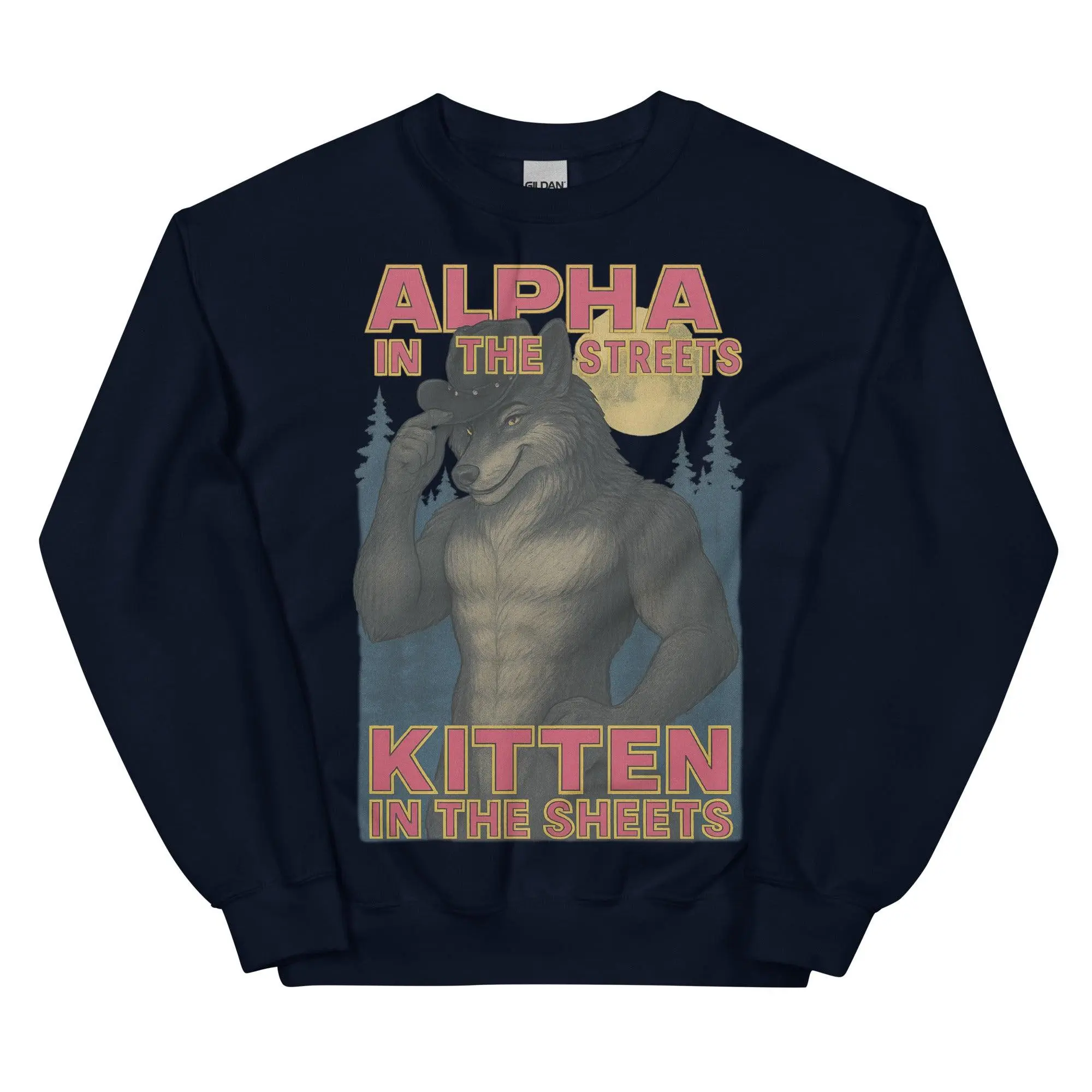 Alpha in the Streets Kitten in the Sheets sweatshirt - Image 2