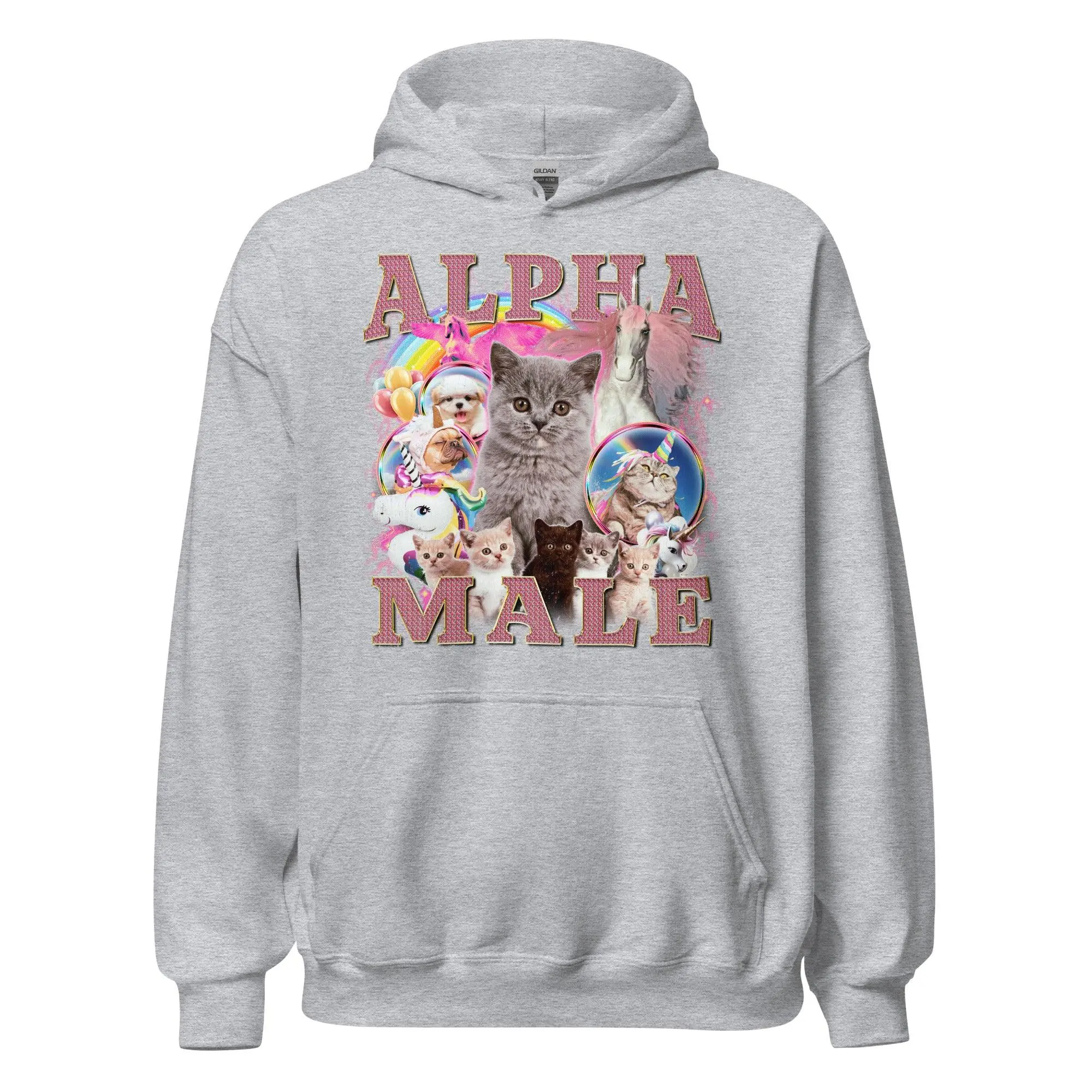 Alpha Male (Updated Design!) Hoodie - Image 2
