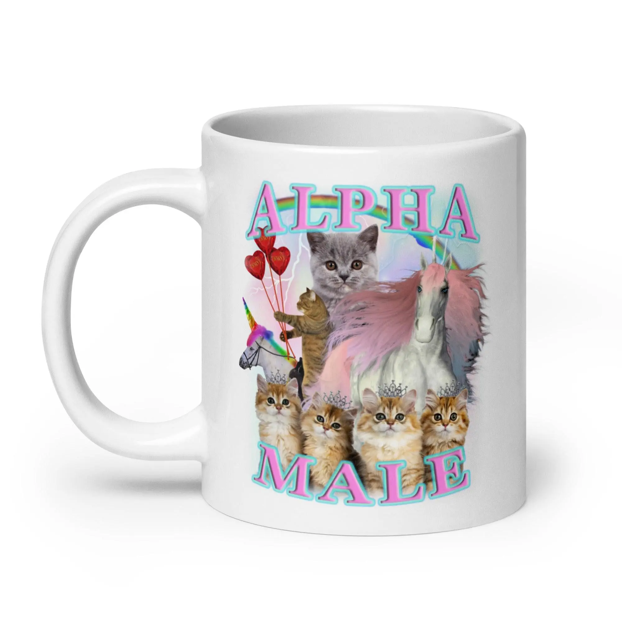 Alpha Male OG Design! White glossy mug - Image 9