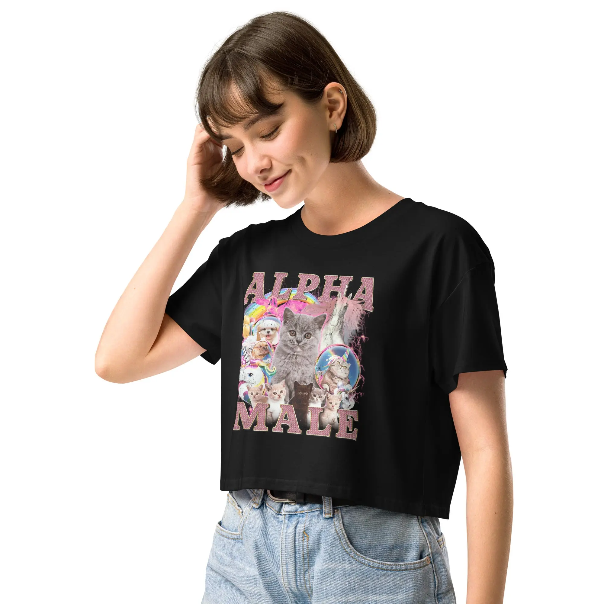 Alpha Male Women’s crop top - Image 6