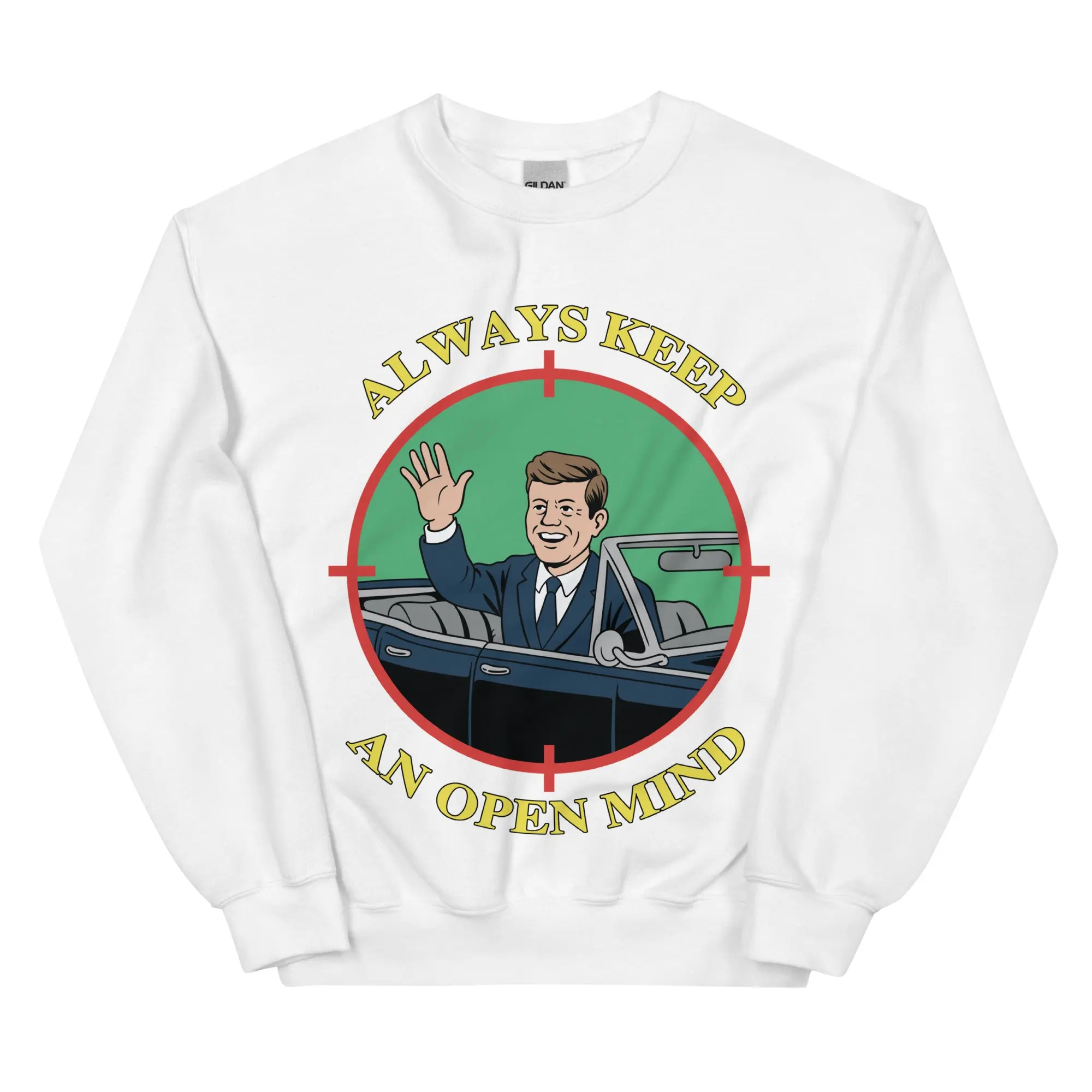 Always Keep an open mind JFK sweatshirt - Image 9