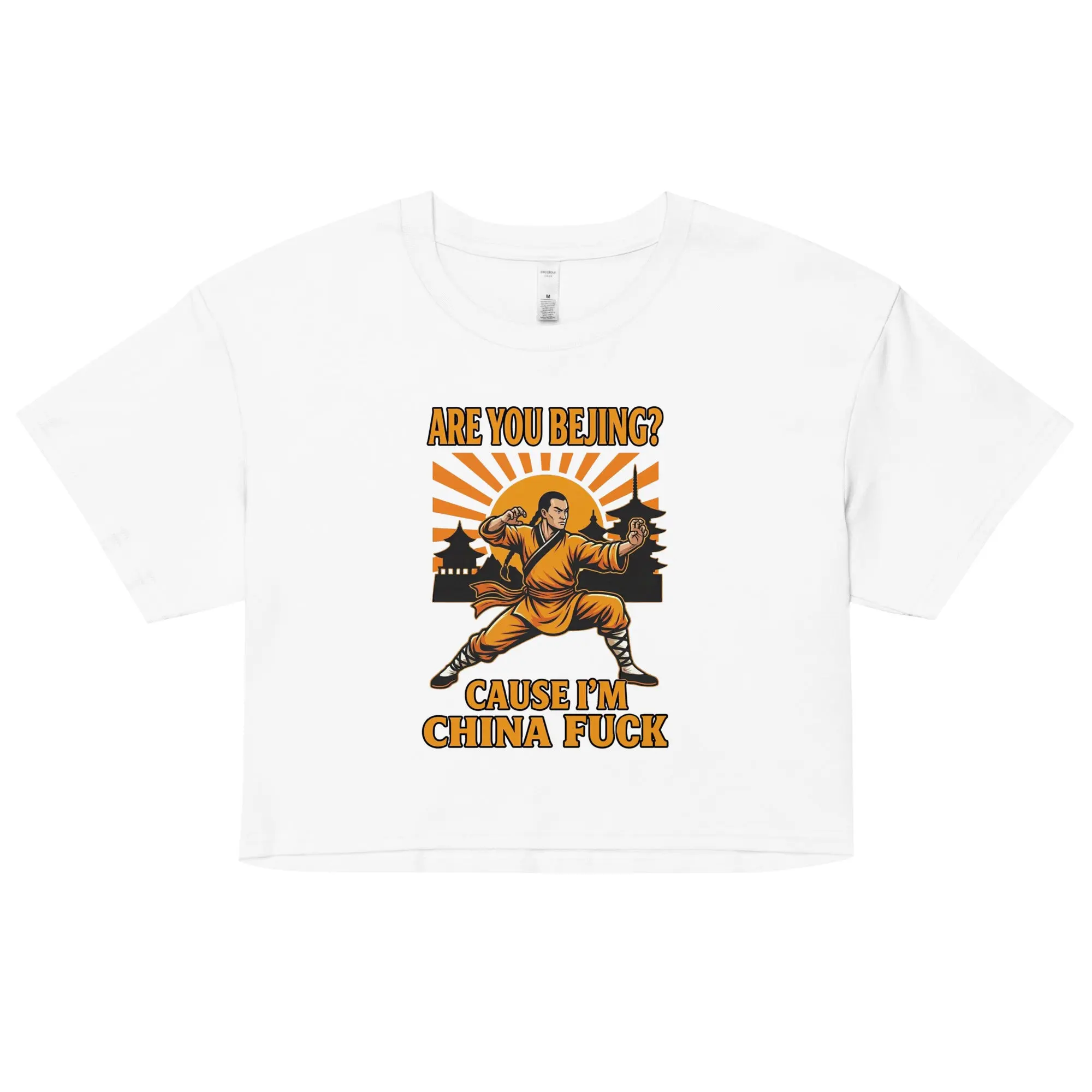 Are you Bejin cause I'm China fuck crop top - Image 5