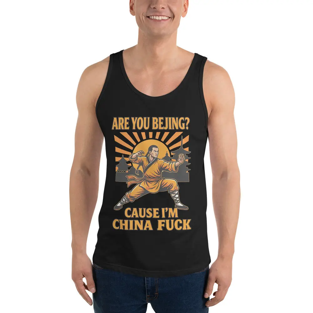 Are you Bejin cause I'm China fuck Tank Top - Image 4