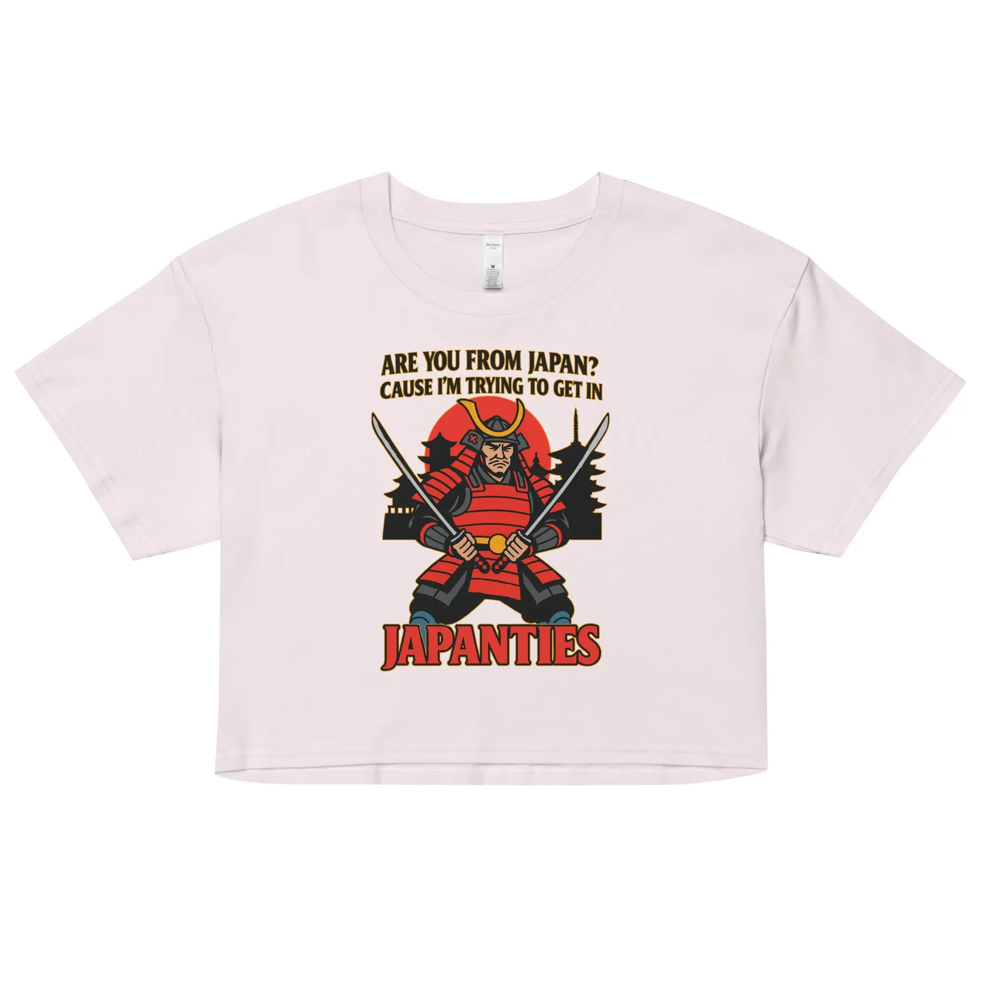 Are you from Japan_ Cause I'm trying to get in Japanties Women’s crop top - Image 4