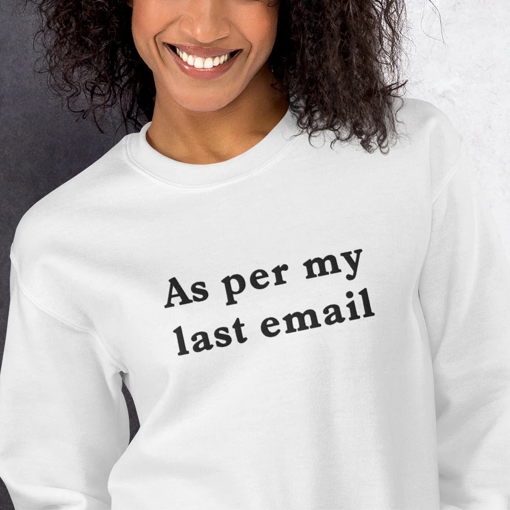 As per my last email (embroidered) sweatshirt - Image 10