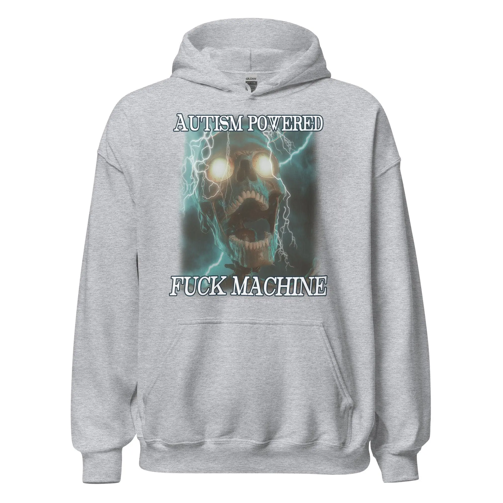 Autism Powered Fuck Machine Hoodie - Image 2