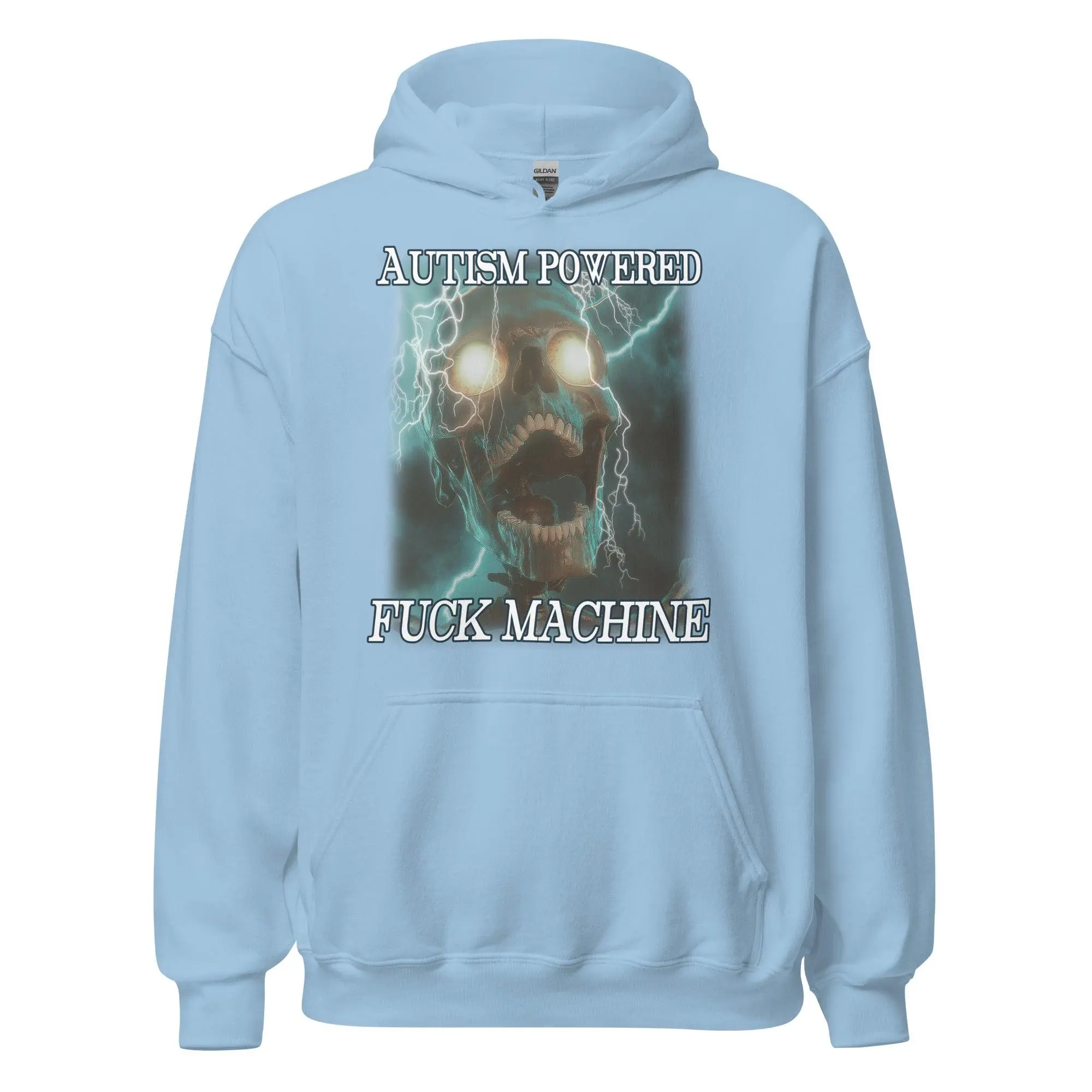 Autism Powered Fuck Machine Hoodie - Image 5
