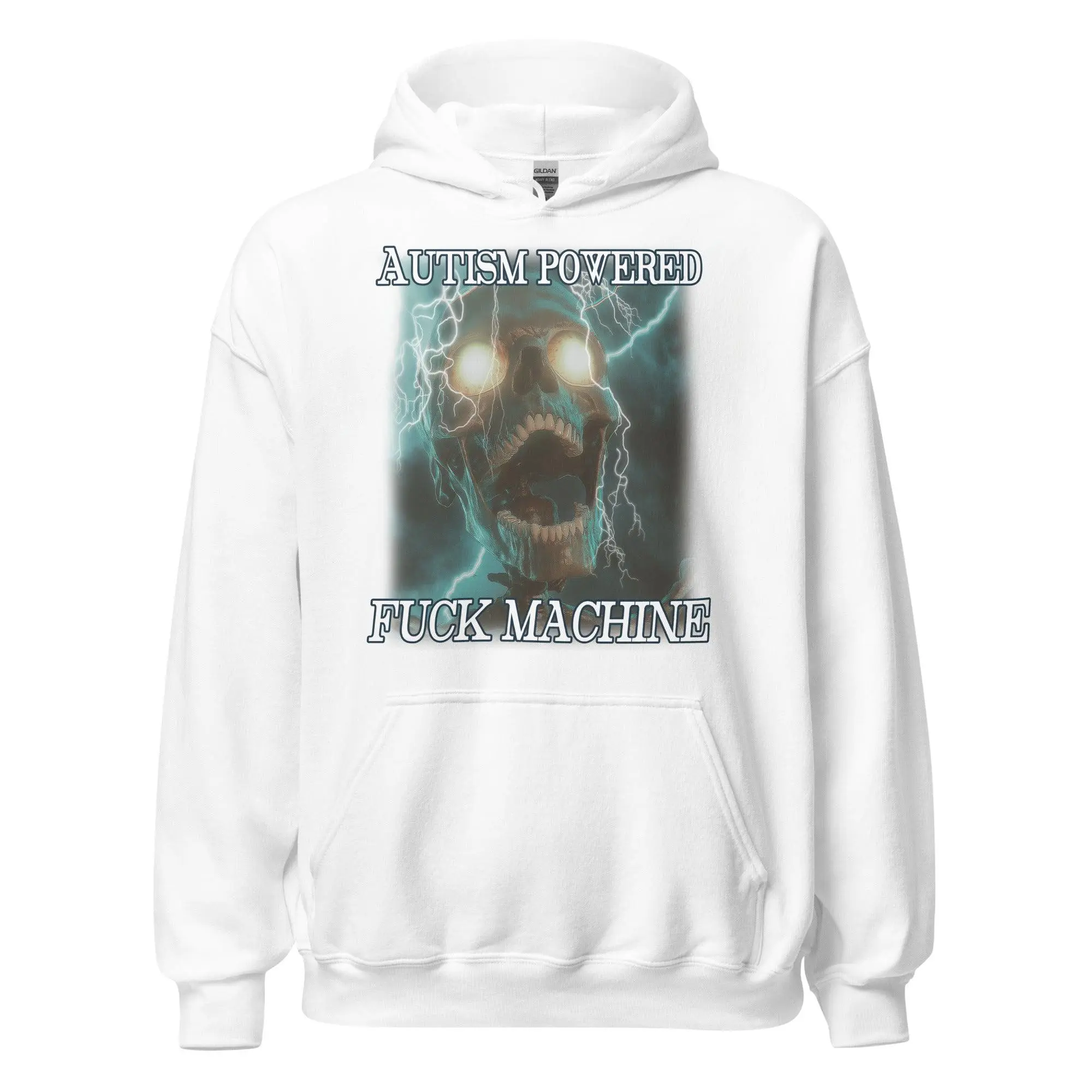 Autism Powered Fuck Machine Hoodie - Image 7