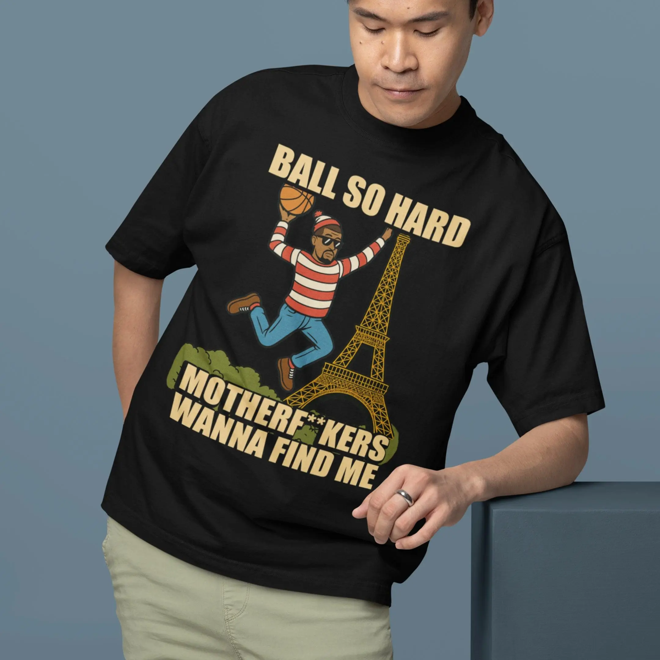Ball so hard motherf**kers wanna find me T-Shirt - Image 7