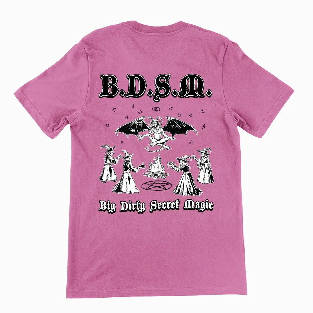 BDSM (Big Dirty Secret Magic) t-shirt (backprint) - Image 2