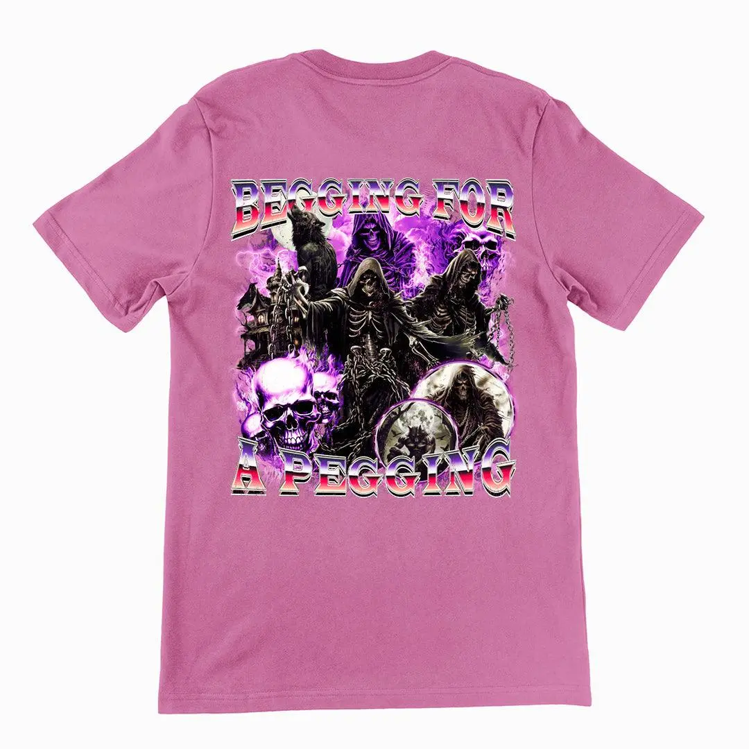 Begging for a Pegging t-shirt (backprint) - Image 2