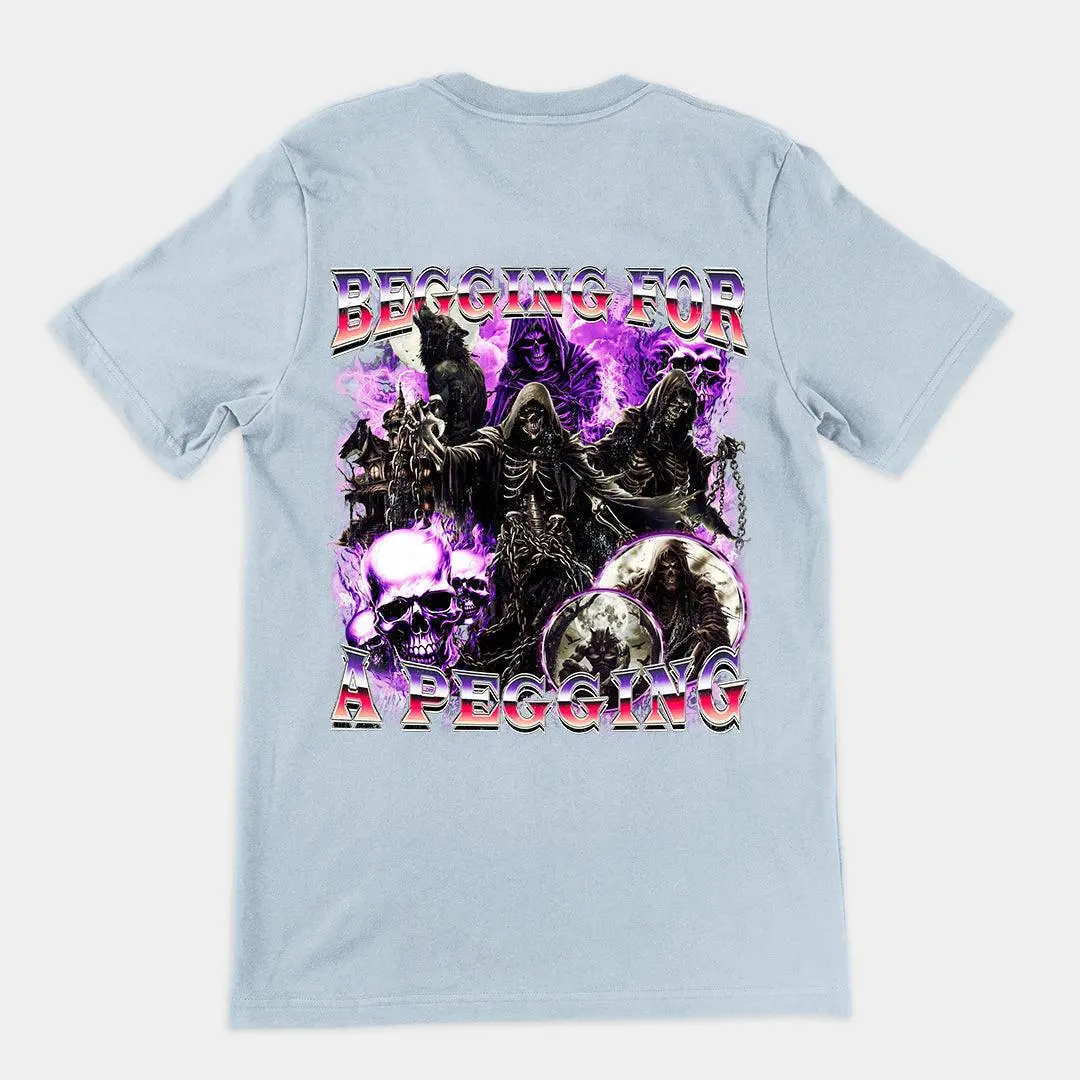 Begging for a Pegging t-shirt (backprint) - Image 4