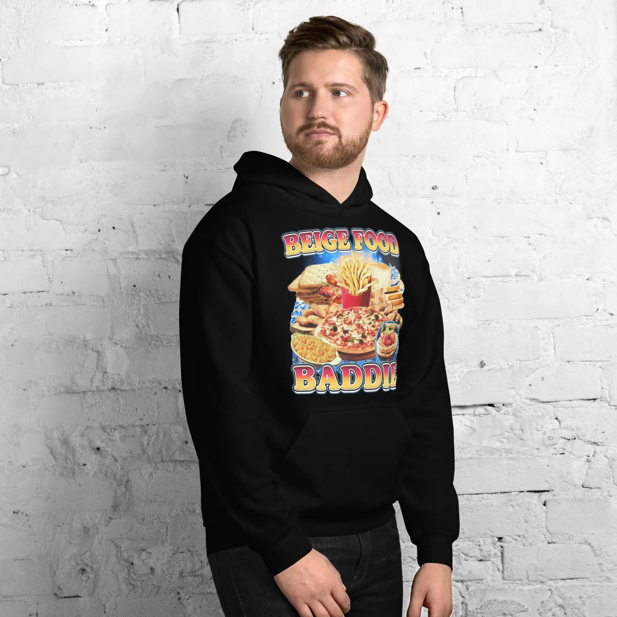 Beige Food Baddie Hoodie - Image 8