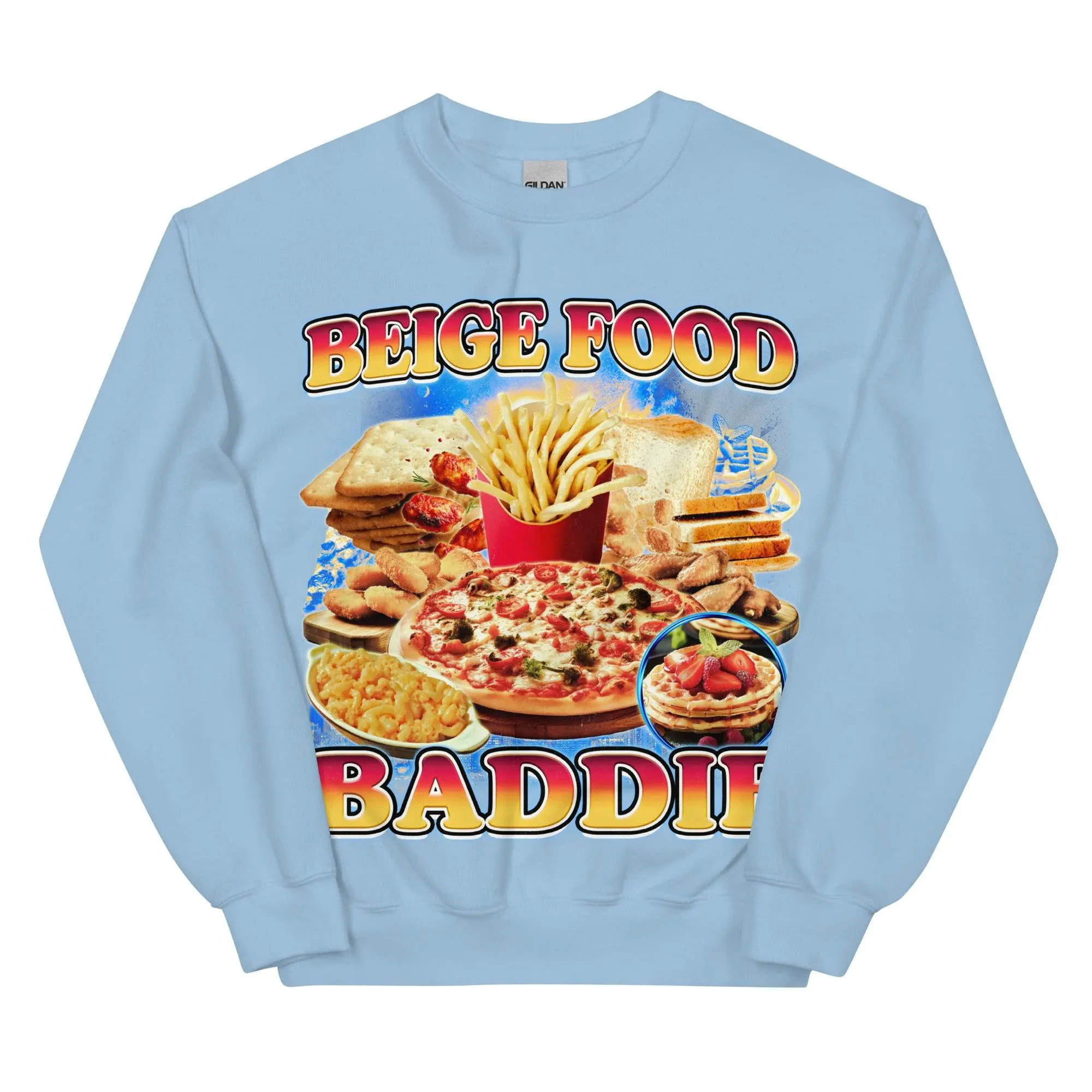Beige Food Baddie sweatshirt - Image 6