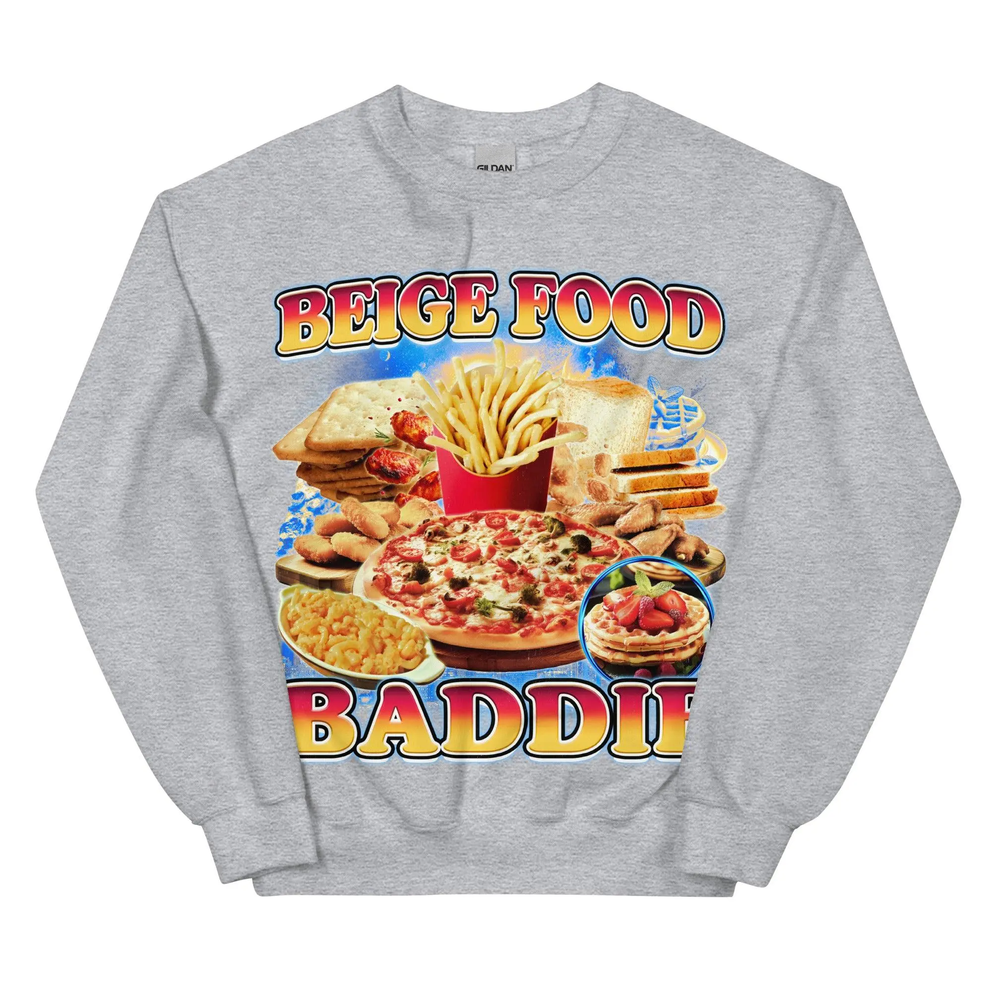 Beige Food Baddie sweatshirt - Image 7