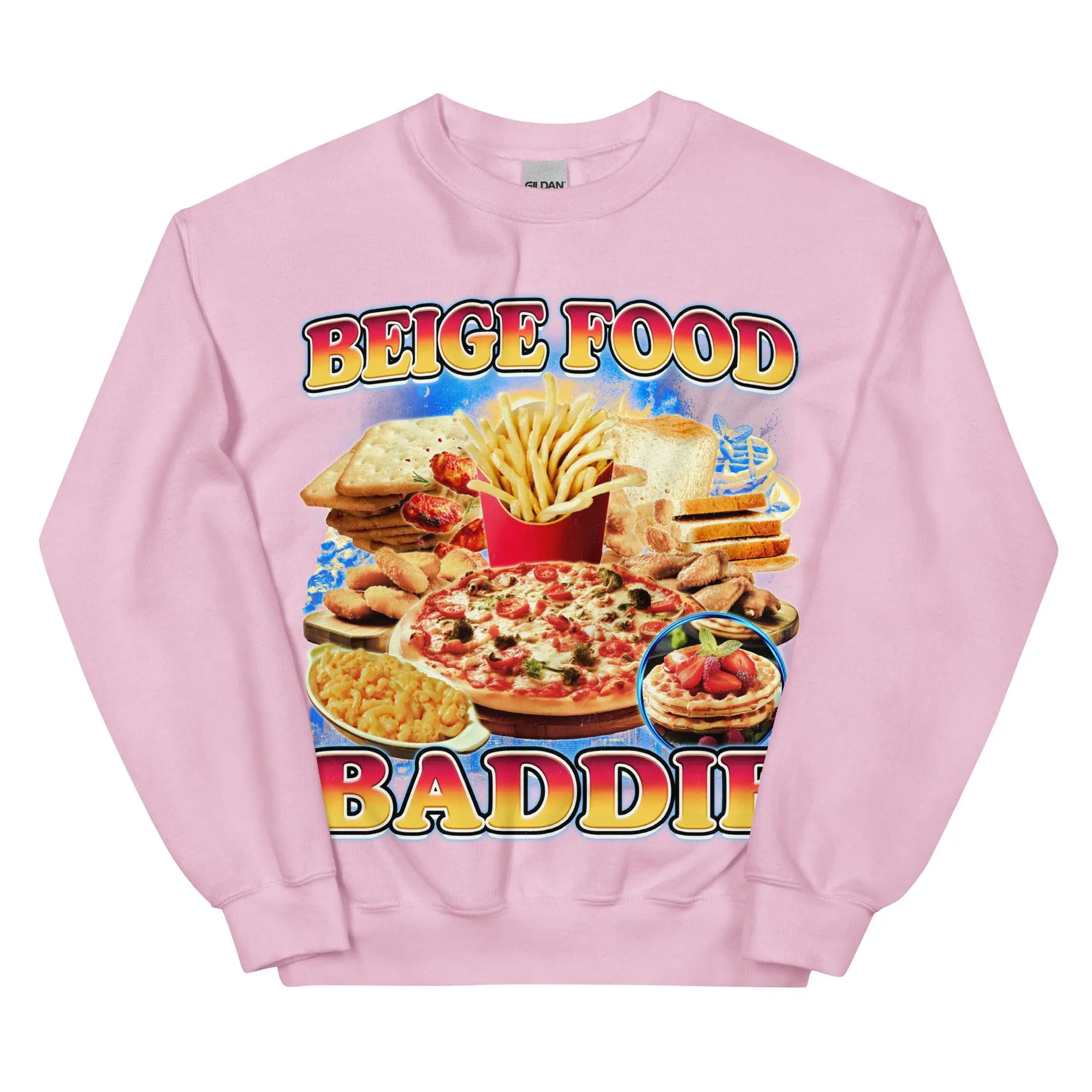 Beige Food Baddie sweatshirt - Image 8