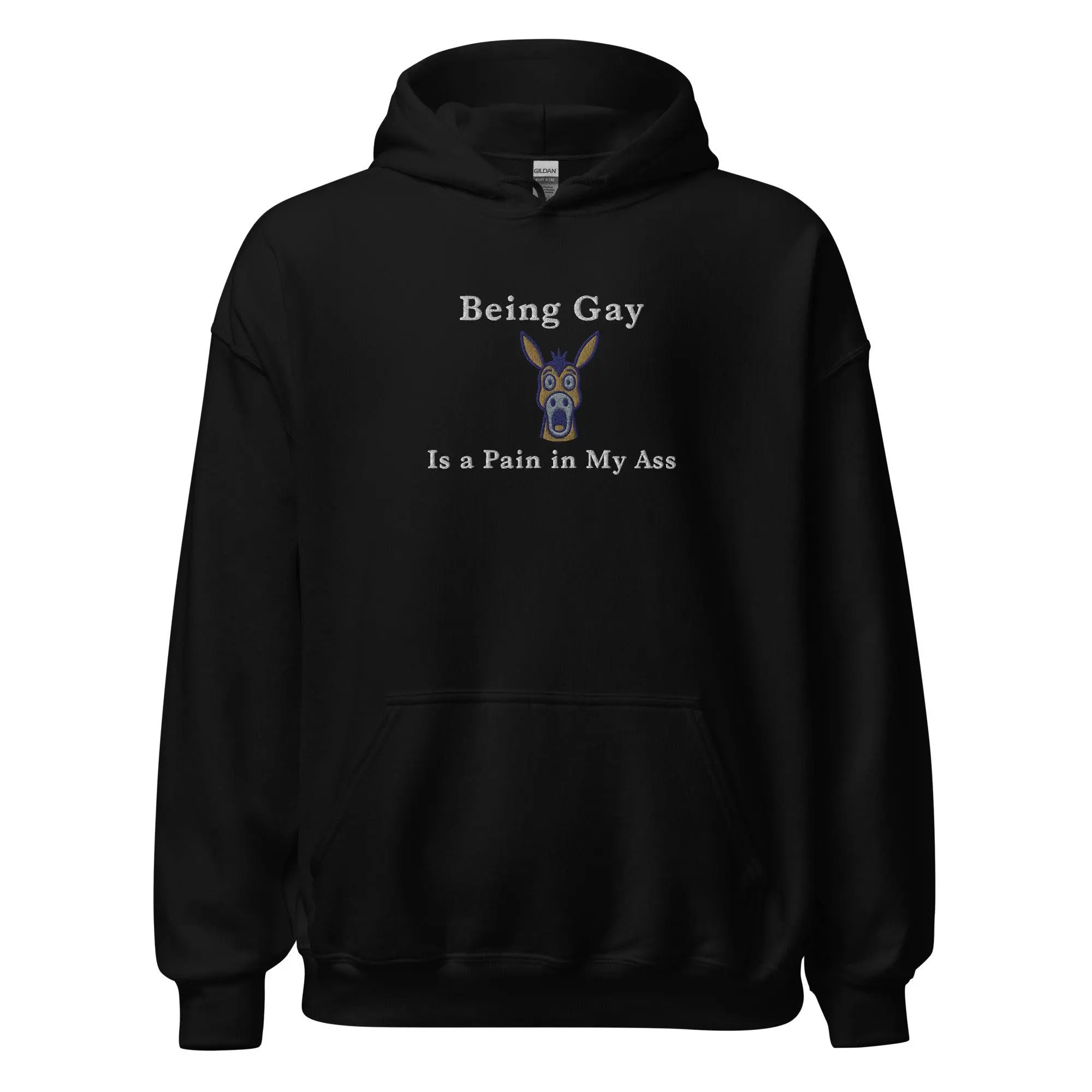 Being Gay is a Pain in my ass (embroidered) Hoodie - Image 2