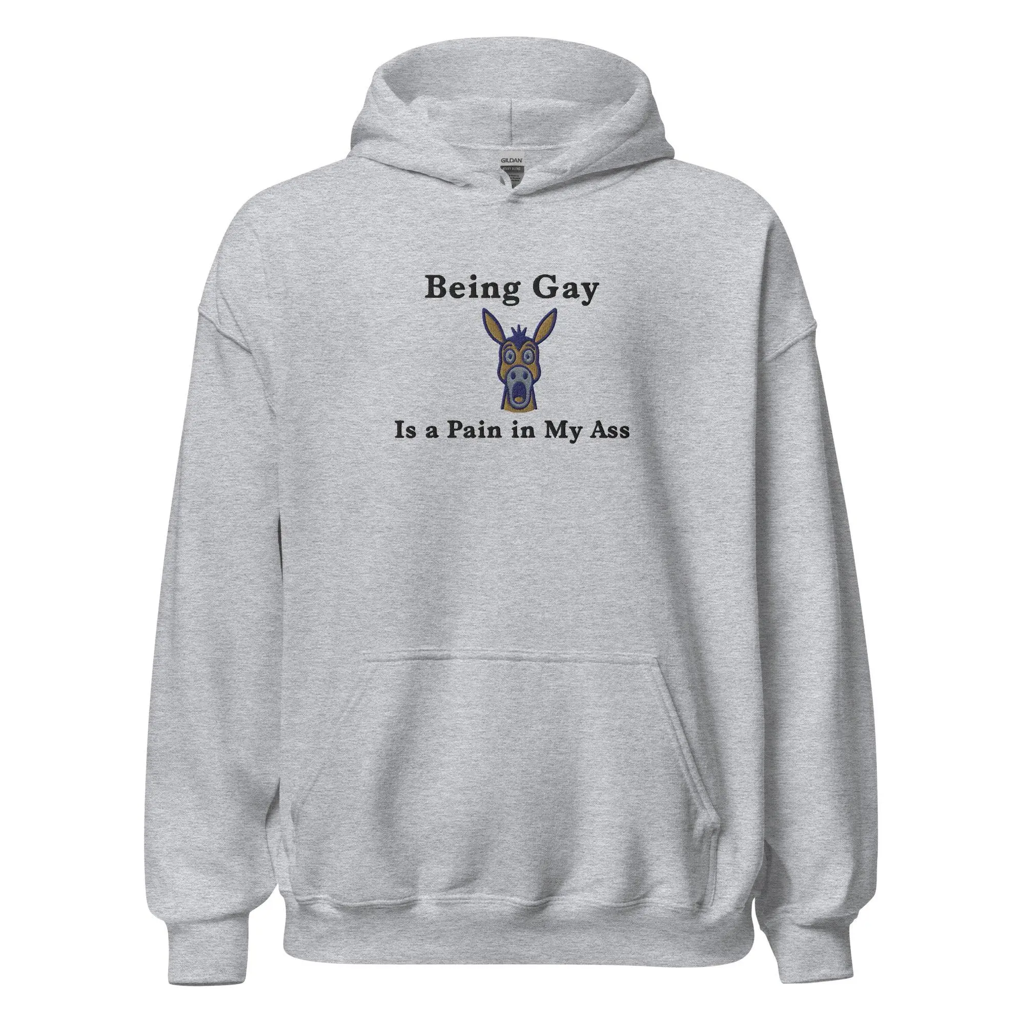 Being Gay is a Pain in my ass (embroidered) Hoodie - Image 5