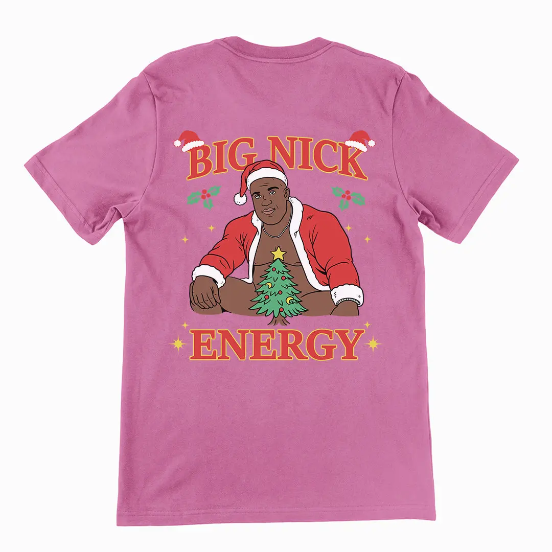 Big Nick Energy T-Shirt (backprint) - Image 2
