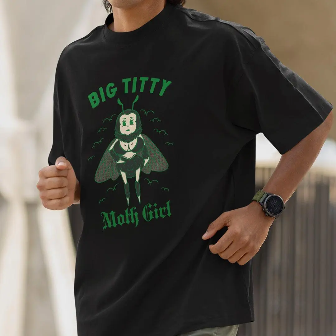 Big Titty Moth Girl t-shirt - Image 7