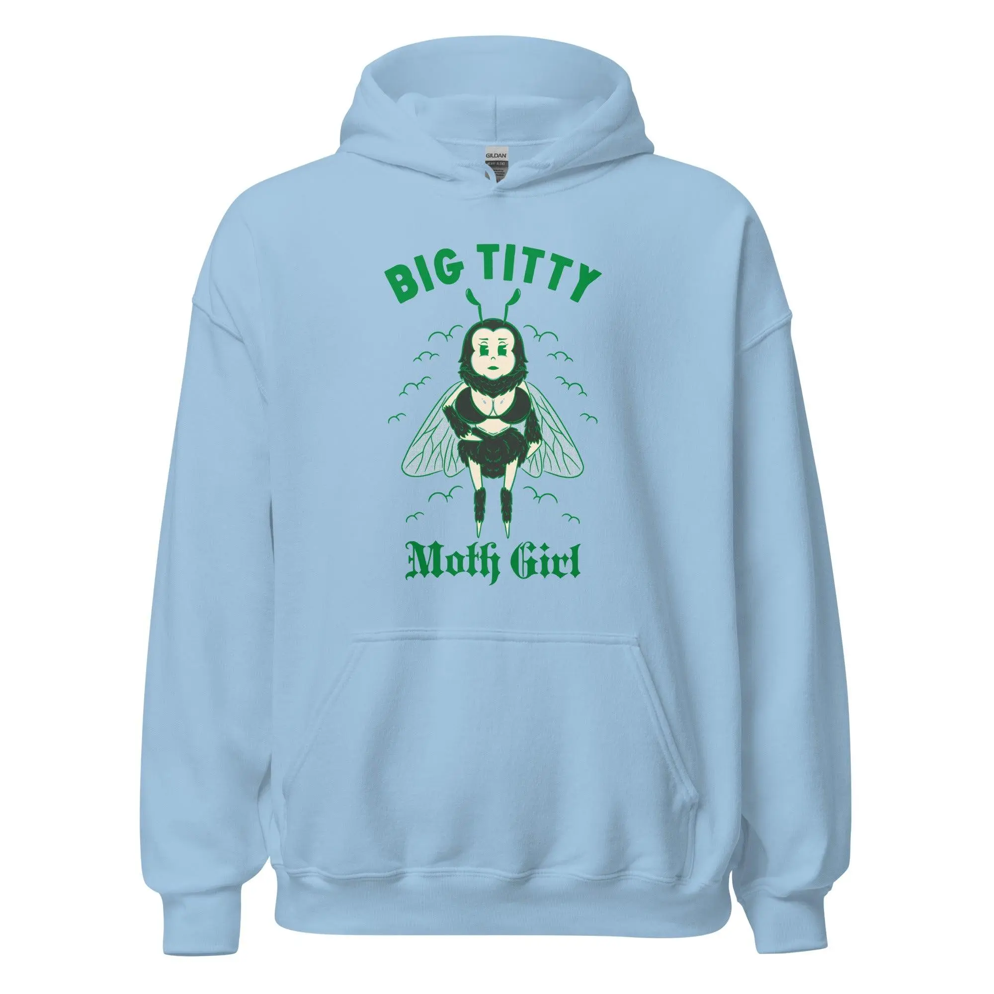 Big Titty Moth Girl Hoodie - Image 5