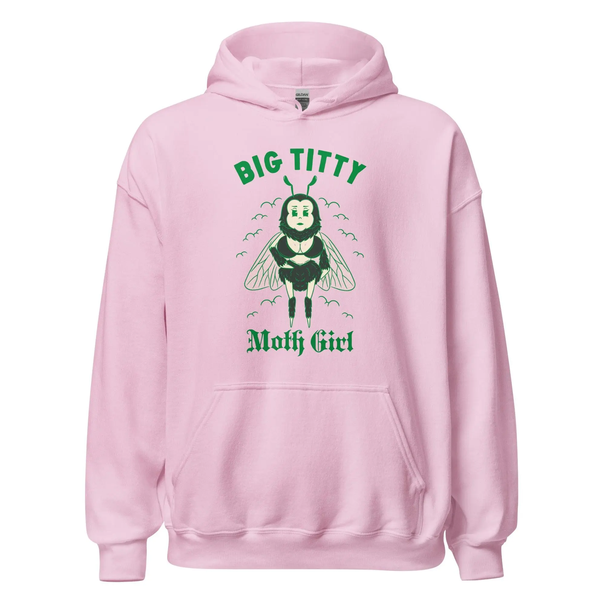 Big Titty Moth Girl Hoodie - Image 6