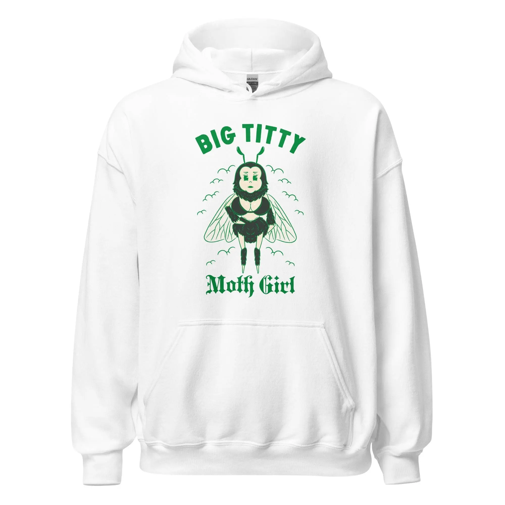 Big Titty Moth Girl Hoodie - Image 7