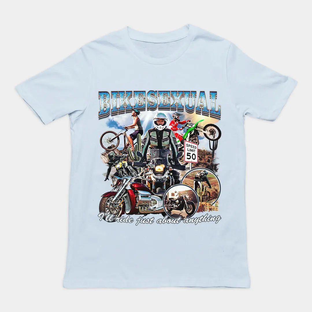 Bikesexual (I'll ride just about anything) T-Shirt - Image 5