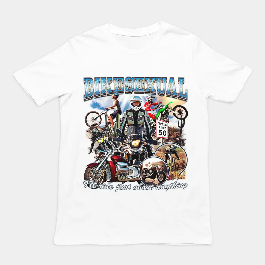 Bikesexual (I'll ride just about anything) T-Shirt - Image 6