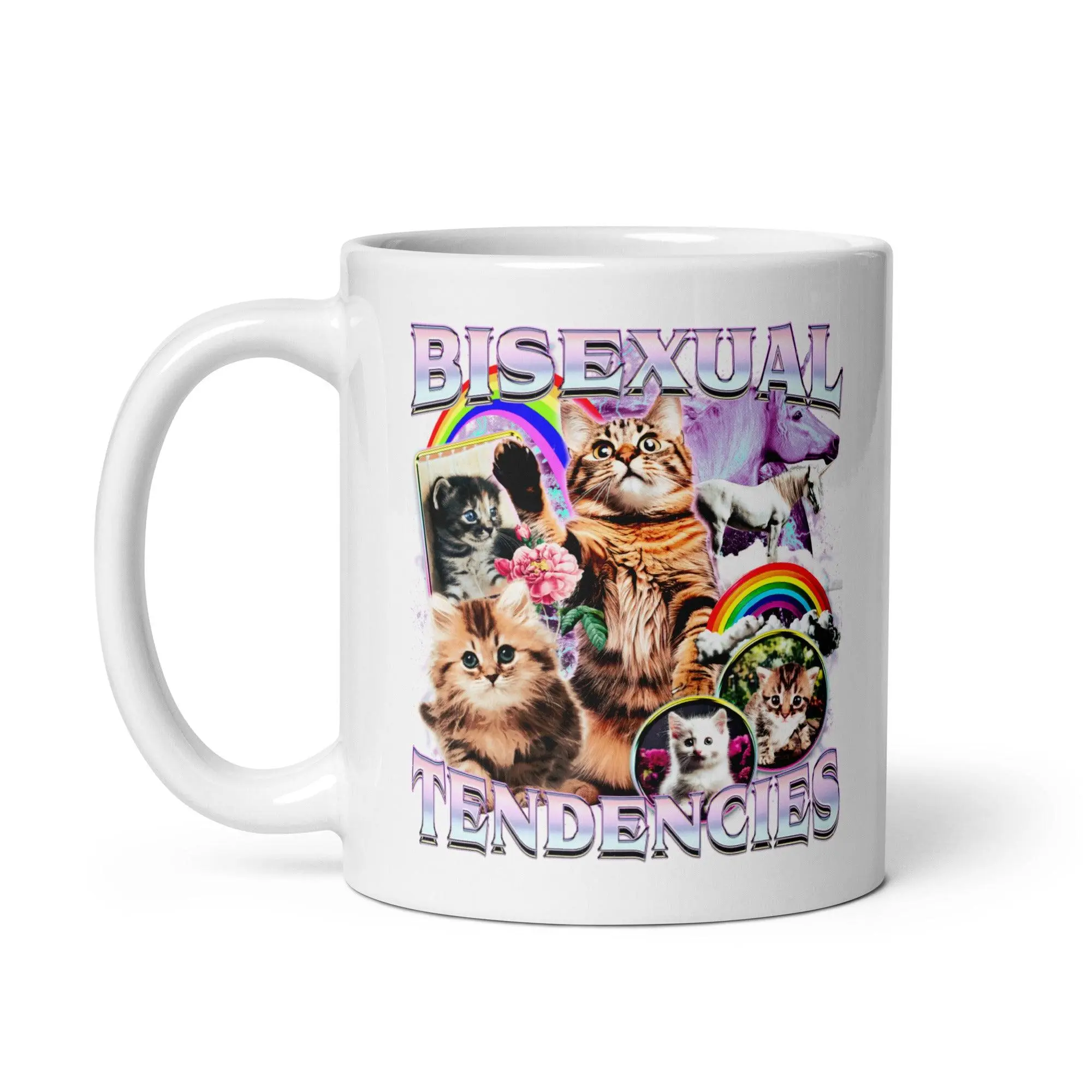 Bisexual Tendencies White glossy mug - Image 2