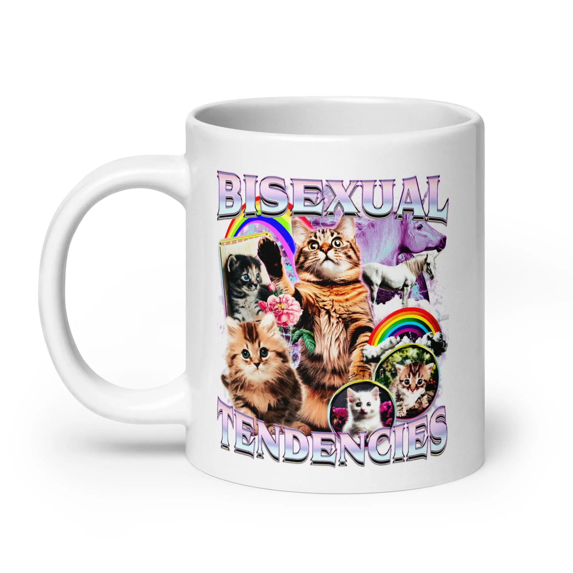 Bisexual Tendencies White glossy mug - Image 9