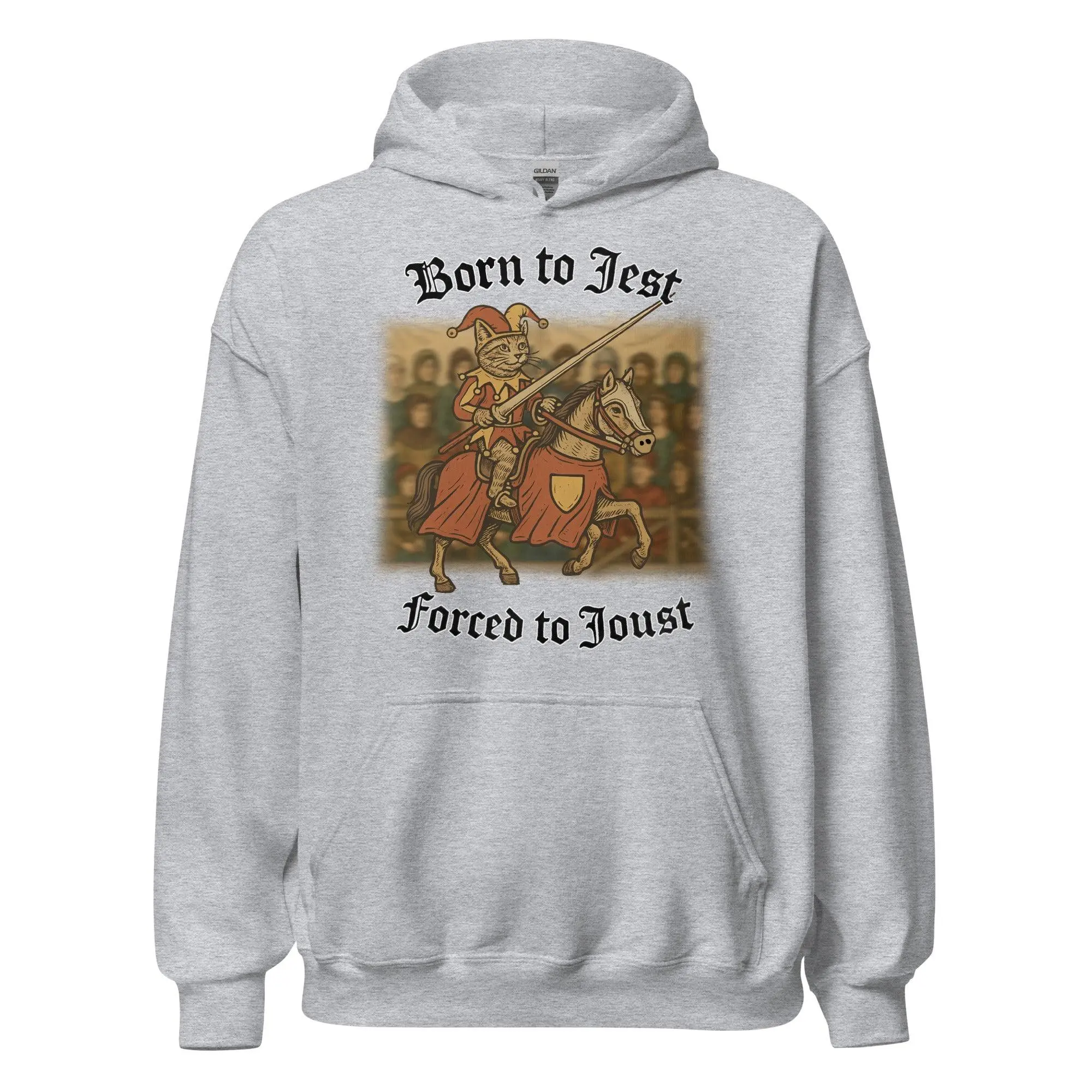 Born to Jest, Forced to Joust Hoodie - Image 2