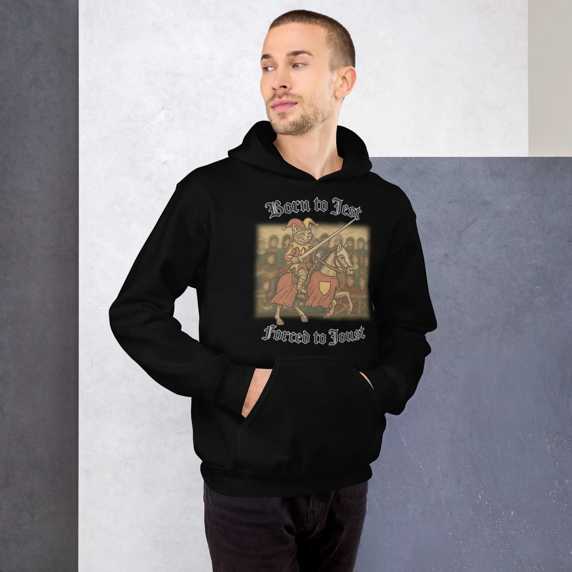 Born to Jest, Forced to Joust Hoodie - Image 8