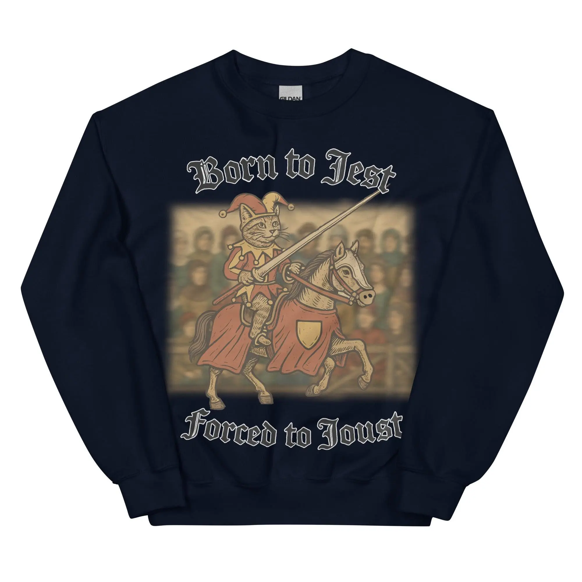Born to Jest, Forced to Joust sweatshirt - Image 2