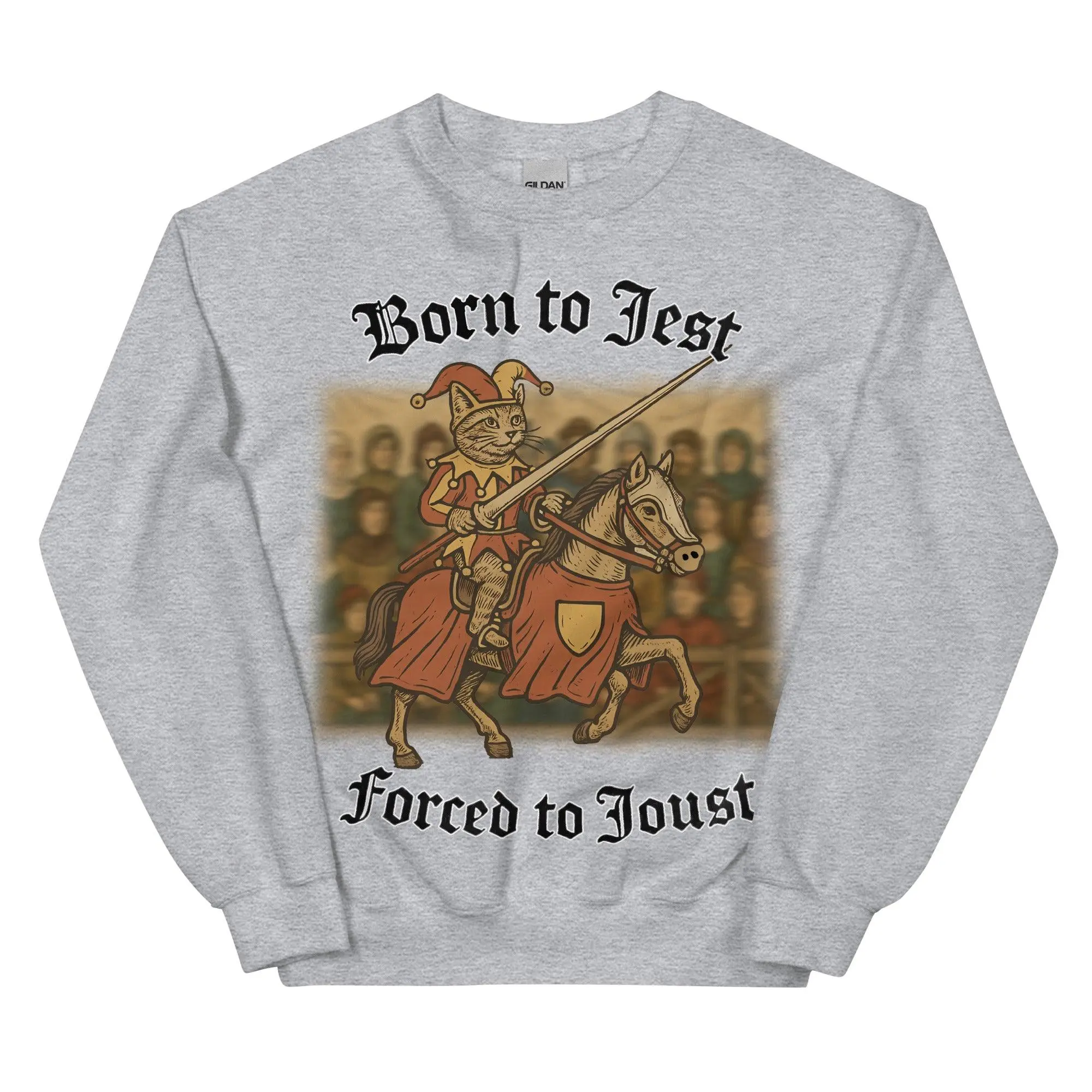 Born to Jest, Forced to Joust sweatshirt - Image 7